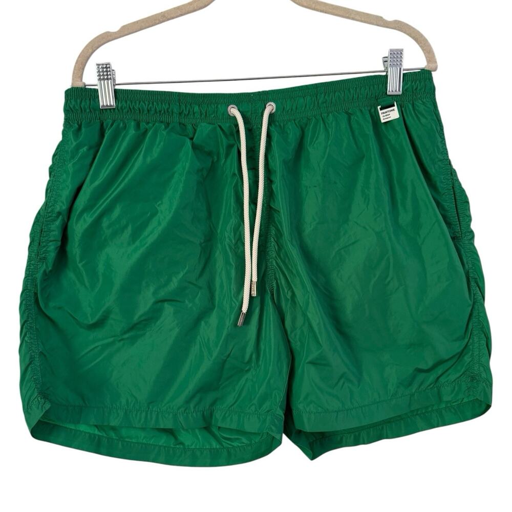 Mc2 Saint Barth Lighting Pantone Green Mesh Lined Swim Trunks Men’s Size XXL